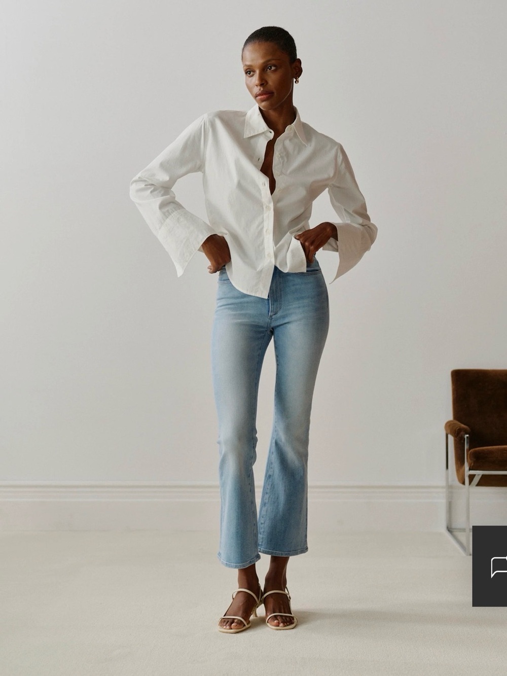 DL1961 bridget boot high rise crop Jeans